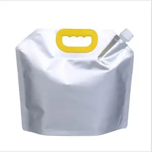 Personalizado À Prova de Vazamento de líquido de Jorro Malote/alumínio Puro fouil Beber Líquidos Embalagem Saco Bico Para A Bebida