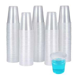 Vasos Desechables Transparentes Clásicos de PP de 5 oz para Enjuague Bucal, Degustación de Bebidas, Muestras de Alimentos, Uso en el Baño - Product Image 1