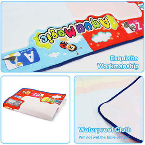 ألعاب الحظ أكوا ماجيك المياه خربش حصيرة 78x78 الأطفال التعليمية المبكرة اللوحة خربش حصيرة - Product Image 3