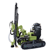 50M Air Pneumatique Dth Foreuse Machine Chenille Dth Surface Wagon Foreuse Hydraulique Mini