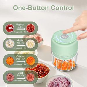 Hachoir Électrique Mini 22W Écologique Rechargeable USB avec Moteur à Balais, Garantie 1 An - Idéal pour Aliments Bébé et Cuisine - Product Image 5