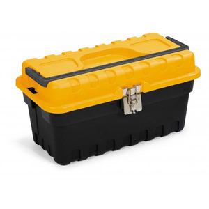 TERRY - 1002632 Mallette à outils avec plateau à outils-Noir/Jaune-EAN 8005646026324 TOOLBOXES PLASTIC TOOLBOXES - Product Image 1