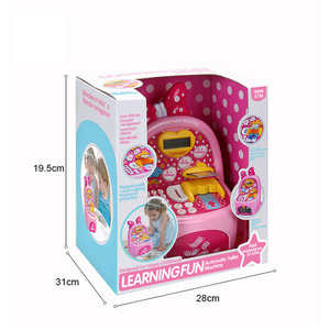 <span class=keywords><strong>Caja</strong></span> <span class=keywords><strong>Registradora</strong></span> Electrónica de juguete para niños, mini banco de ATM de ahorro de dinero, juguete de simulación - Product Image 2
