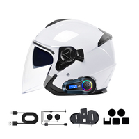 Q08 MAX antibruit casque de moto interphone casque de moto 2 voies avec écran LCD