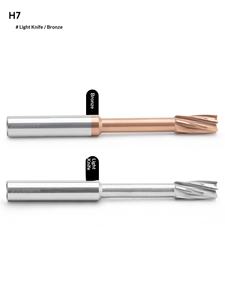 Alesatore a Spirale per Fori Ciechi in Acciaio al Tungsteno con Gambo Fisso 60 H7 Fondo Piatto per Pulizia Radici in Lega Dura - Product Image 3