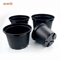 One99 Pot Galon Plastik Luar Ruangan, Pot Bunga Toulip PP Pot Pembibitan Semua Ukuran Pot Tanaman Taman Grosir