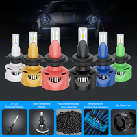 Ampoules Led de voiture, lumières Super brillantes, bon marché, 11000LM, 42W, 9006, 9005 HB3, HB4, H11, 12-24V, H7, 2 pièces