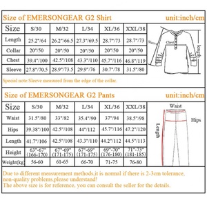 Uniforme de Combate Táctico EMERSONGEAR Gen2 BDU, Camisa y Pantalones Tácticos con Rodilleras y Coderas, Traje de Caza para Exteriores TYP - Product Image 4