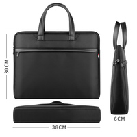 Sac d'ordinateur de bureau unisexe en Oxford avec sac de bureau imperméable, sacoche pour homme, sac pour ordinateur portable, sacs d'ordinateur de voyage