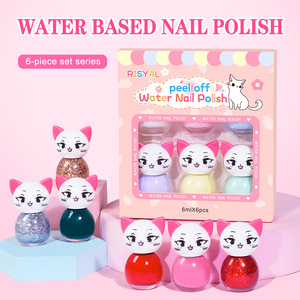 Nuevo Esmalte de Uñas Personalizado para Niñas, Diseño de Dibujos Animados, Lindo, 24 Colores, a Base de Agua, Desprendible - Product Image 5