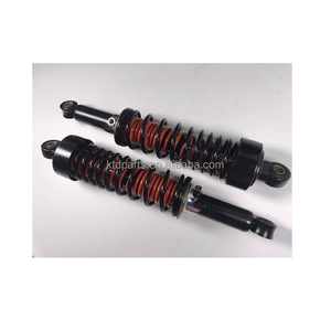 KTD Boxer-Amortiguadores de suspensión trasera para motocicleta, amortiguador negro, <span class=keywords><strong>CT</strong></span> 100, Bajaj Boxer100 CT100 - Product Image 1