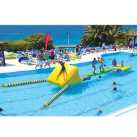 Jeux gonflables de sports nautiques de parcours d'obstacles d'eau de parc aquatique gonflable géant commercial