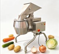 Machine à découper les frites ondulées en acier inoxydable pour hôtels, coupeuse de carottes ondulées pour gaufres et croustilles