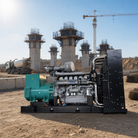 Générateurs diesel Perkins 350 KVA à châssis ouvert, 280 KW, système de refroidissement par eau, alternateur sans balais, triphasé AC