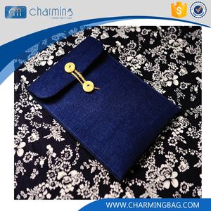 Vente chaude conception unique gris OEM dossier de conception forme sac en feutre pour ordinateur portable - Product Image 2