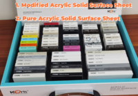 Panneaux de surface solide, plaques de surface solide en acrylique, grandes dalles, pierre artificielle