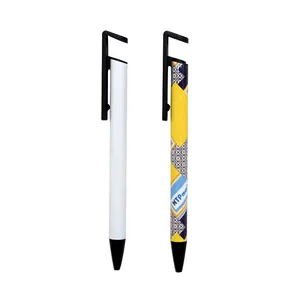 De gros 0.3mm stylo à encre-Stylos à bille en métal, 10 pièces, dispositif de Sublimation, DIY, Logo, noir, stylo à bille promotion, pour presse à chaleur
