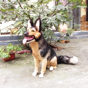 Modelo de Perro de Tamaño <span class=keywords><strong>Real</strong></span>, Modelo de Simulación Grande de Perro Lobo, Pastor Alemán - Product Image 3