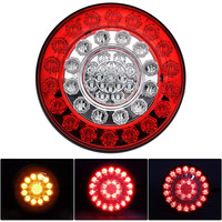 Phare arrière universel rond à led pour voitures, feu arrière de remorque lotus pour automobile