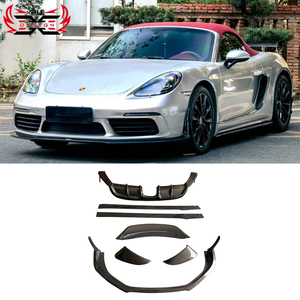 Kit Carrozzeria in Fibra di Carbonio Stile CMS per <span class=keywords><strong>Porsche</strong></span> <span class=keywords><strong>718</strong></span> Cayman Boxster: Labbro Anteriore, Diffusore Posteriore, Spoiler e Minigonne Laterali - Product Image 1