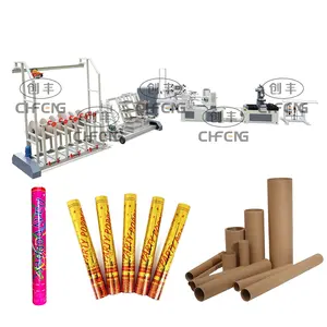 CFJG-SK-50 automatic Spiral Coreboard small firework parallel paper tube making machine