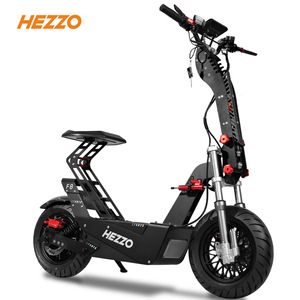 Scooter Eléctrico HEZZO Super 95 Km/h de Alta Velocidad, Diseño Plegable, Baterí<span class=keywords><strong>a</strong></span> de Litio 50Ah, Motor de 10000W, Asiento de Aluminio, Largo Alcance, 200kg, 150kg <span class=keywords><strong>S</strong></span> - Product Image 5