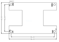 Modul Daya Buck DC-DC SMJ, Tegangan Arus Konstan yang Dapat Diatur, Input 8-32V, Output 50A/1V-12V 600W, Papan Efisiensi Tinggi