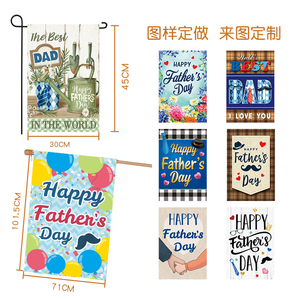 Logotipo personalizado para colgar en la pared de la puerta <span class=keywords><strong>Banner</strong></span> Bienvenido Tulipán para Patio Interior Exterior Soporte <span class=keywords><strong>Primavera</strong></span> Día del Padre <span class=keywords><strong>Banner</strong></span> - Product Image 6