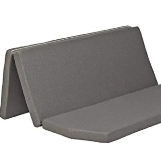 OEM/ODM Comfortable gel infused memory foam topper 3 folding car SUV sleeping mattresses