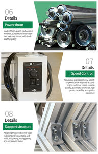 कारखाने मूल्य pvc पोर्टेबल मोटर मोबाइल बेल्ट कन्वेयर का निर्माण कुशल के लिए अग्रणी कन्वेयर बेल्ट निर्माता निर्मित - Product Image 5