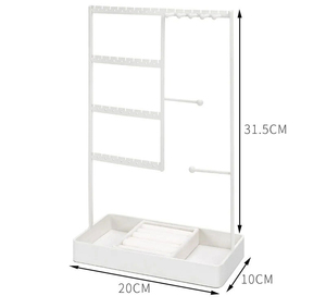 Présentoir de bijoux de bureau, étagère de ferronnerie de petits objets de rangement de clés de hall d'entrée, colliers, boucles d'oreilles, rangement d'accessoires - Product Image 1