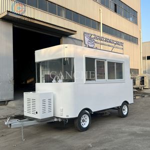 Food Truck pour Vendeurs Américains, Remorque de Camping Multifonctionnelle en Acier Inoxydable de 13 Pieds pour Snacks et Aliments au Canada - Product Image 2