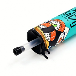 Custom Logo Eco-Friendly Sushi Paper Tube <b>Snack</b> <b>Container</b> with Custom Color Recyclable & Biodegradable US - Product Image 4
