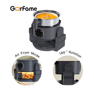 หม้อทอดไร้น้ำมันอัจฉริยะสำหรับทำอาหาร4L เครื่องควบคุมความร้อนด้วยระบบดิจิทัลความเร็วสูงทำความสะอาดได้ง่าย - Product Image 5