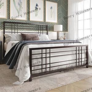 Cadre de lit en métal Dortoir Lit mezzanine solide et bon marché pour adultes Lit de jardinière en métal corten extra large en acier - Product Image 3