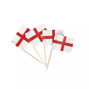 Pafu Country Picks Party Decoration England Flag British Toothpick Flags Small Mini Cupcake Toppers UK Flags