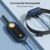 Collar de Adiestramiento para Perros Recargable con Control Remoto, Alcance de 2000 Pies, Resistente al Agua IPX7, Bloqueo de Seguridad para Corrección del Comportamiento Canino
