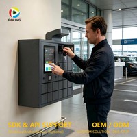 Terminal de gestion des clés de flotte avec système de casier à clés pour véhicules, pour la récupération et la remise automatiques des clés