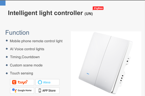 SZMYQ relè magnetico 16A indicatore luminoso a LED regolabile tramite l'app <span class=keywords><strong>Smart</strong></span> Life senza interruttore a pulsante Wireless Tuya <span class=keywords><strong>ZigBee</strong></span> neutro - Product Image 2