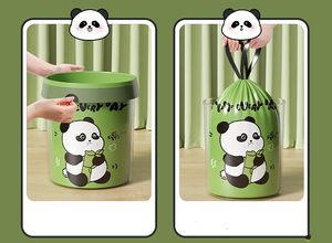 Huamaohengchun Drawstring Tear-Free Separated Plastic Can Liner for Bathroom Office Home Bedroom <b>Small</b> Garbage <b>Basket</b> Bags - Product Image 3