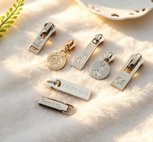 Deslizador de Cremallera con Logotipo Personalizado de Aleación de Zinc, Tirador de Cremallera Metálico Multiestilo, Servicio OEM para Marcas Globales de Accesorios para Bolsos - Product Image 5