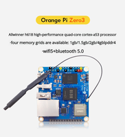 Placa de Desarrollo Orange Pi Zero 3 con Chipboard, Allwinner H618, Procesador de Alto Rendimiento de Cuatro Núcleos Cortex-A53