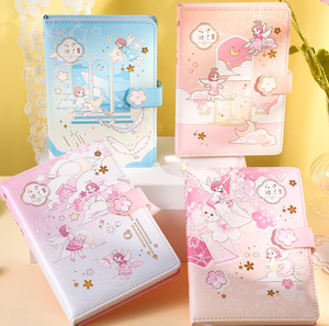 Toptan renk sayfası günlüğü dizüstü kawaii sevimli çocuklar anime okul öğrencileri karikatür kiraz çiçeği melek dizüstü - Product Image 3