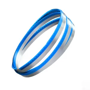 Lame per seghe a nastro per la <span class=keywords><strong>lavorazione</strong></span> del legno in materiale bimetallico importato vendita calda per il taglio di seghe a nastro per legno duro e metallo - Product Image 6