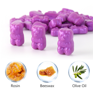 Venta <span class=keywords><strong>caliente</strong></span> 100g Embalaje Color metálico Encerado Granos de <span class=keywords><strong>cera</strong></span> dura para depilación de piel sensible - Product Image 2