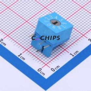 EDR-10H1 Rotary Encoder Through hole Component (THT),10x10mm Switch - Product Image 1