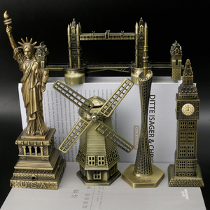 Souvenir Architettonico in Metallo <span class=keywords><strong>3D</strong></span> Personalizzato, Modellino di Edificio Iconico, Statuetta in Metallo su Misura - Product Image 5