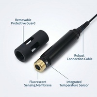 Électrode de fluorescence pour eau agressive, sonde d'oxygène dissous résistante aux bactéries pour cuve de fermentation de vin