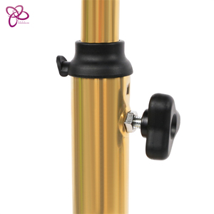 Mayoristas de lujo nuevo estilo oro extensión del pelo titular salón 360 rotación Barbero unidad Barbero carros - Product Image 5