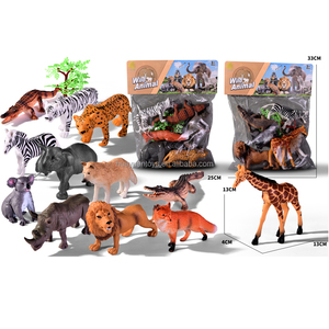 Jouet animal de simulation Ensemble de figurines d'animaux de ferme Zoo pour enfant Petit modèle Vente en gros Mini ensemble de jouets pour animaux sauvages - Product Image 4